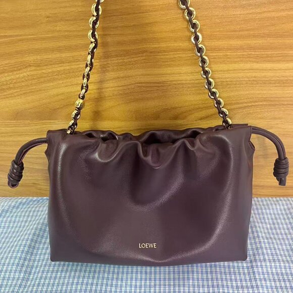 LOEWE burgundy handbag - Picture 1 of 10